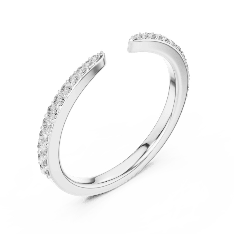 Everlight half eternity band 2.30mm