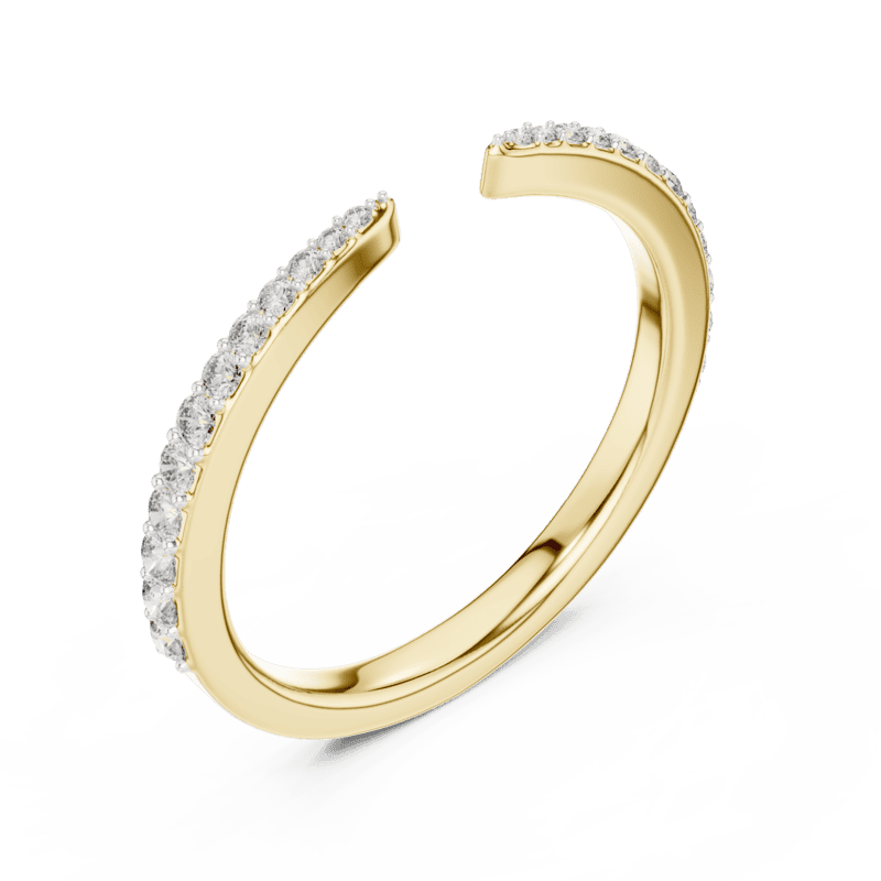 Everlight half eternity band 2.30mm