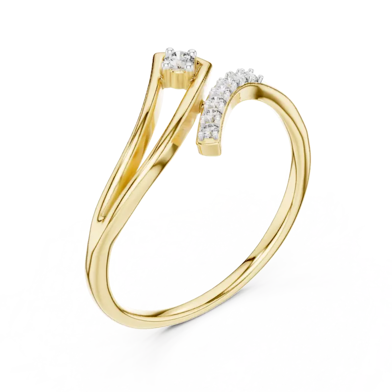 Arc Wave ring