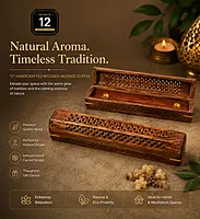 11" Wood Incense Box