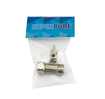 1/2 inch EEZI-FEED with Integrated 1/4 inch Valve (Steel) 1/2 inch EEZI-FEED with Integrated 1/4 inch Valve (Steel)