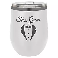 12 oz. Stemless Wine Tumbler-Ghost Black Collection