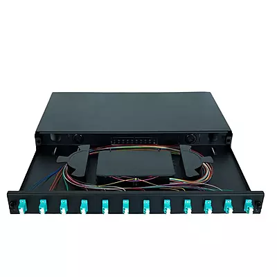 12 port fibre optic patch panel LC single mode