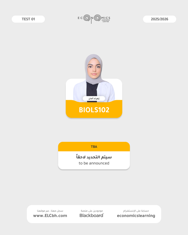 BIOLS102 -Online - Final