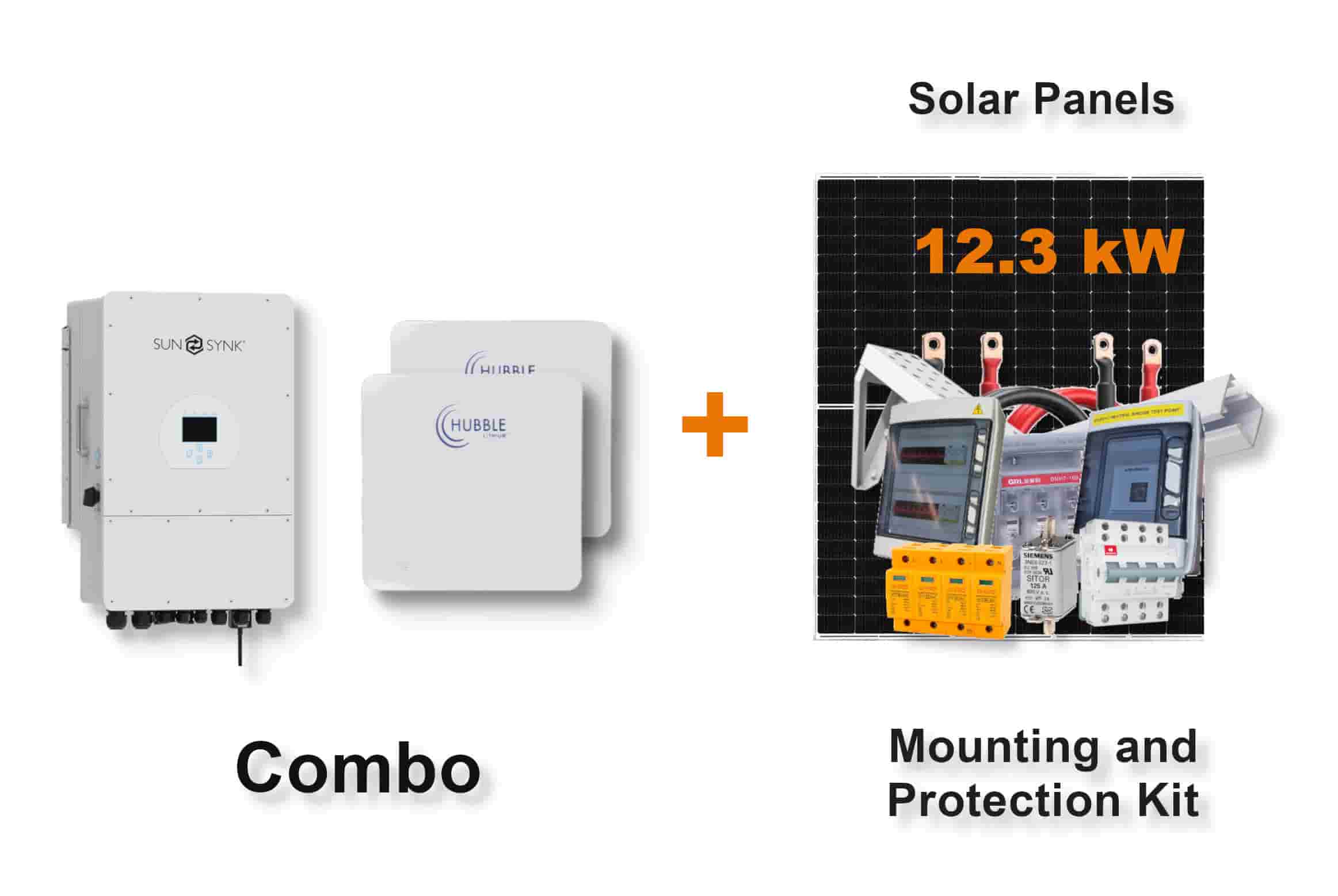 12.0 kW SUNSYNK 3-Phase Hybrid - HUBBLE Combo, c/w 2x 10.0 kWh Lithium Batteries 12.0 kW SUNSYNK 3-Phase Hybrid - HUBBLE Combo, c/w 2x 10.0 kWh Lithium Batteries