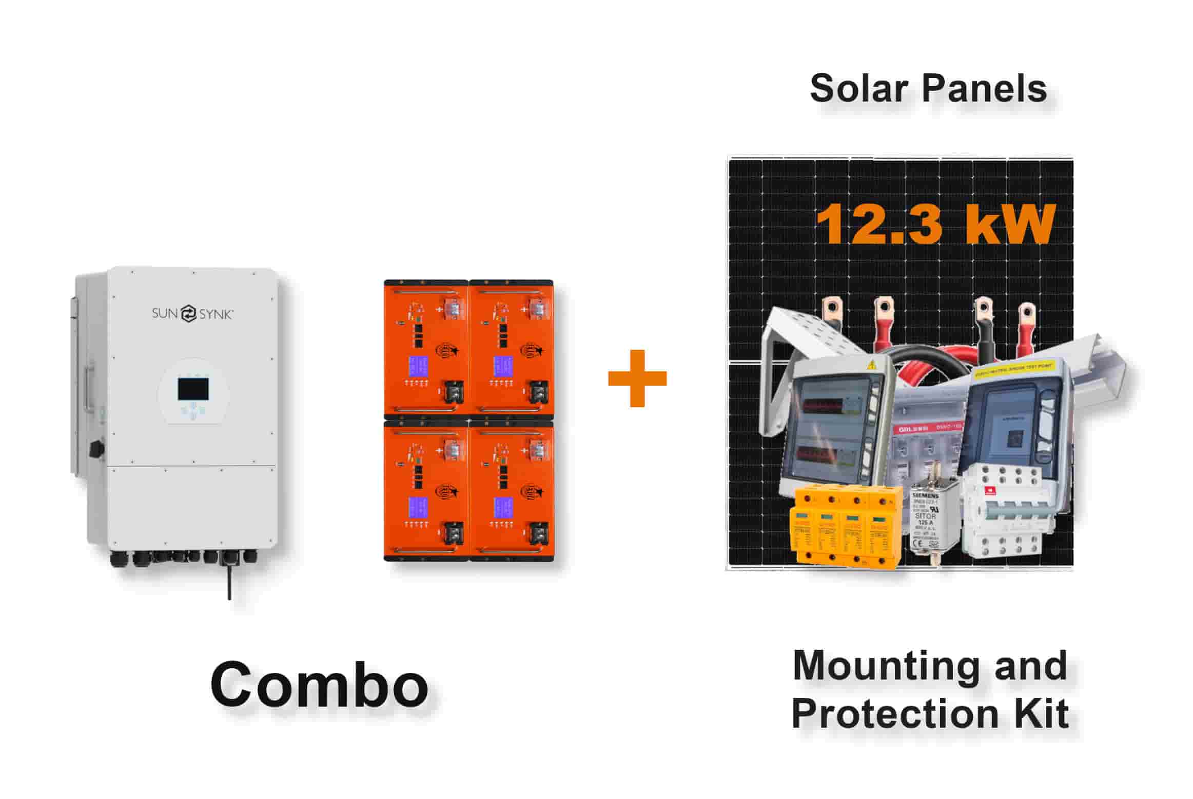 12.0 kW SUNSYNK 3-Phase Hybrid - REVOV Combo, c/w 4x 5.12 kWh Lithium Batteries 12.0 kW SUNSYNK 3-Phase Hybrid - REVOV Combo, c/w 4x 5.12 kWh Lithium Batteries