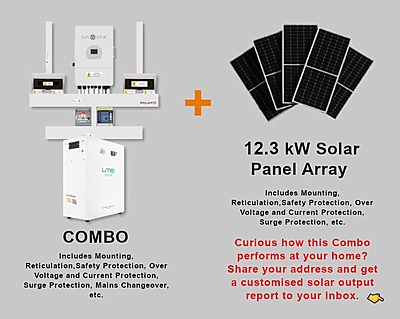 12.0 kW SUNSYNK 3-Phase Hybrid - FREEDOM WON Combo, c/w 20 kWh Floor Standing Lithium Battery 12.0 kW SUNSYNK 3-Phase Hybrid - FREEDOM WON Combo, c/w 20 kWh Floor Standing Lithium Battery