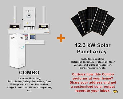 12.0 kW SUNSYNK 3-Phase Hybrid - FREEDOM WON Combo, c/w 30.0 kWh Lithium Battery 12.0 kW SUNSYNK 3-Phase Hybrid - FREEDOM WON Combo, c/w 30.0 kWh Lithium Battery