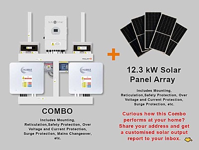 12.0 kW SUNSYNK 3-Phase Hybrid - HUBBLE Combo, c/w 2x 10.0 kWh Lithium Batteries 12.0 kW SUNSYNK 3-Phase Hybrid - HUBBLE Combo, c/w 2x 10.0 kWh Lithium Batteries