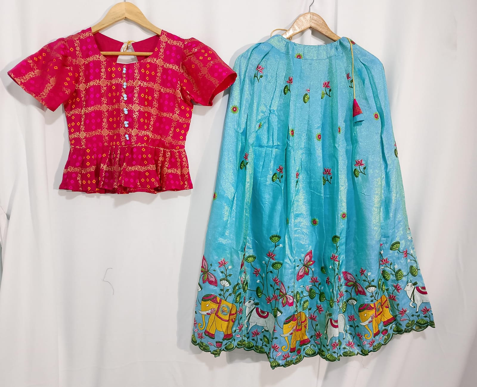 K92: Ready To Ship Beautiful Kids Lehenga Set