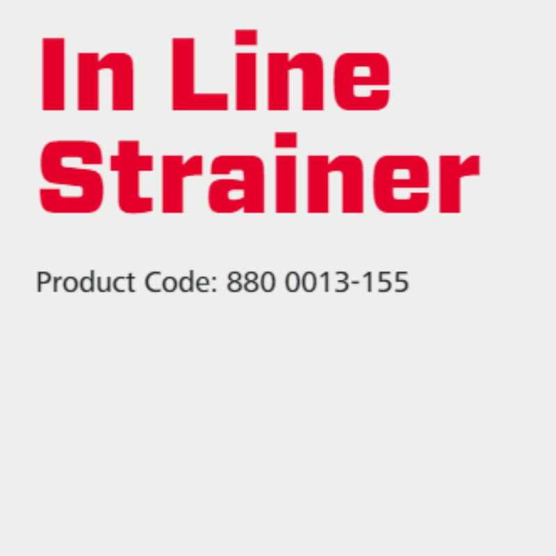 Speedrite In Line Strainer- 25 Pcs