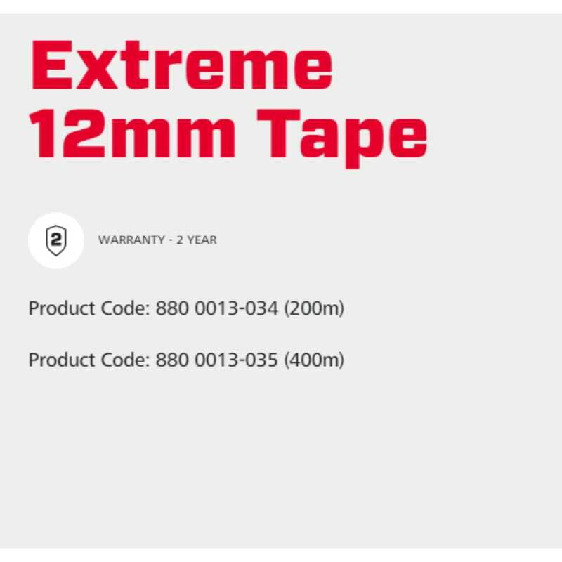 Speedrite Extreme 12mm Tape - 200 meters