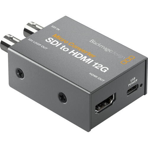 Blackmagic Design Micro Converter SDI to HDMI 12G (No PSU) Blackmagic Design Micro Converter SDI to HDMI 12G (No PSU)