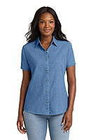 Port & Co™ Short Sleeve Value Denim Shirt - SP11