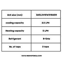 Specification of Blue Star Water Dispenser (BWD3FMUA) Floor Mounted water Dispenser Specification of Blue Star Water Dispenser (BWD3FMUA) Floor Mounted water Dispenser