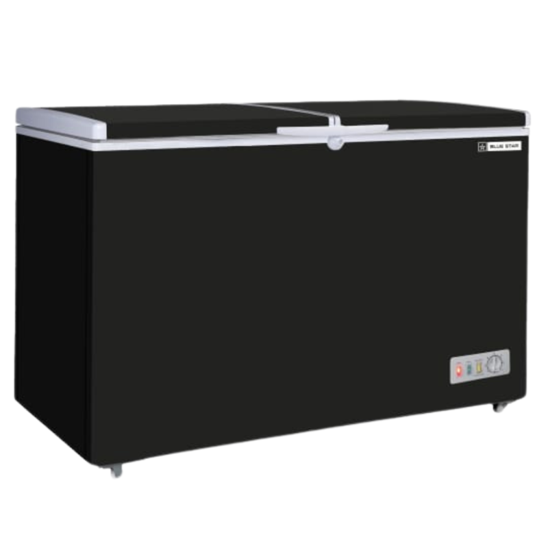 Front look of Blue star Cooler and Deep Freezer 275 Litre-CHFK275DGS-Black Front look of Blue star Cooler and Deep Freezer 275 Litre-CHFK275DGS-Black
