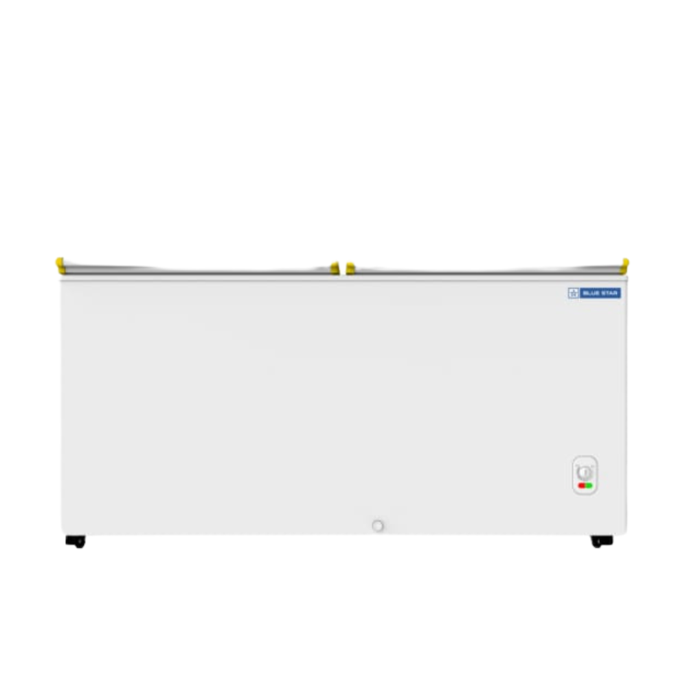 Front look of Blue star Bottle Cooler 500 liter deep freezer-CHBK500MS