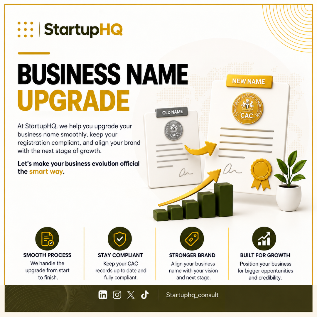 Business Name Upgrade