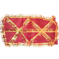 Red Cloth Cross and round designed designer chunri