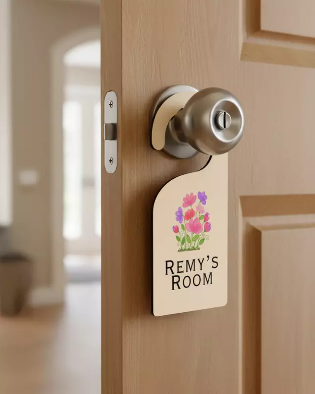 Personalized Bedroom Door Hanger