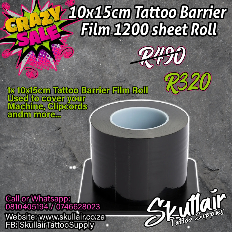 tattoo Barrier Film Black