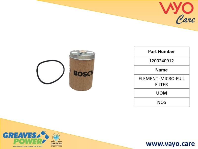 ELEMENT -MICRO-FUIL FILTER - 1200240912 - GREAVES