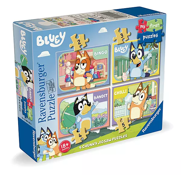 Bluey My First Puzzles (2,3,4,5 Piece)