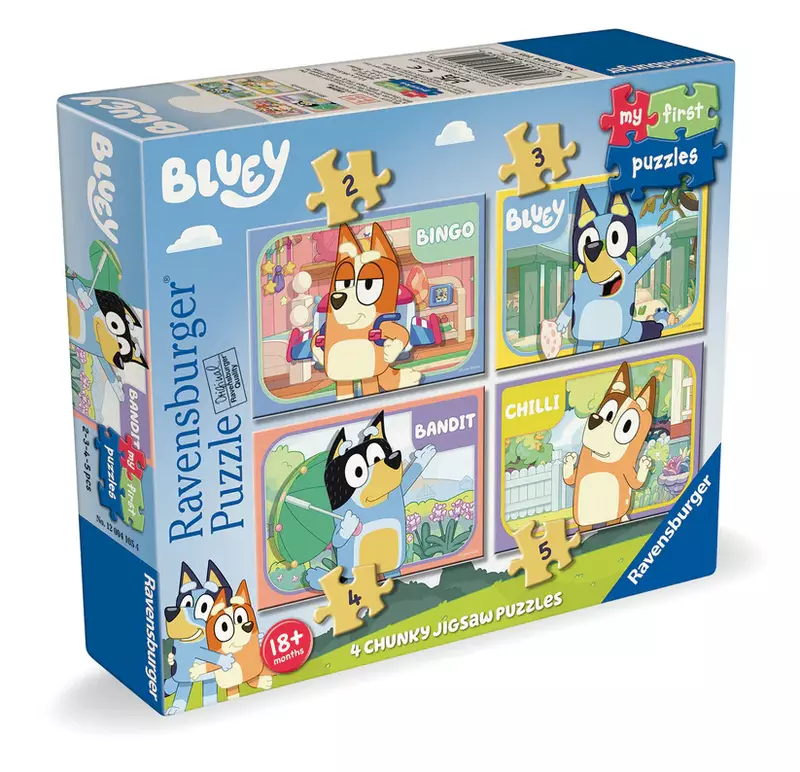 Bluey My First Puzzles (2,3,4,5 Piece)