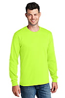 PC54LS PLAYERA CABALLERO ML PORT & COMPANY CORE COTTON