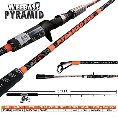 WEEBASS คัน - รุ่น PYRAMID 785 PM581ML-B ( PE 1-2 )