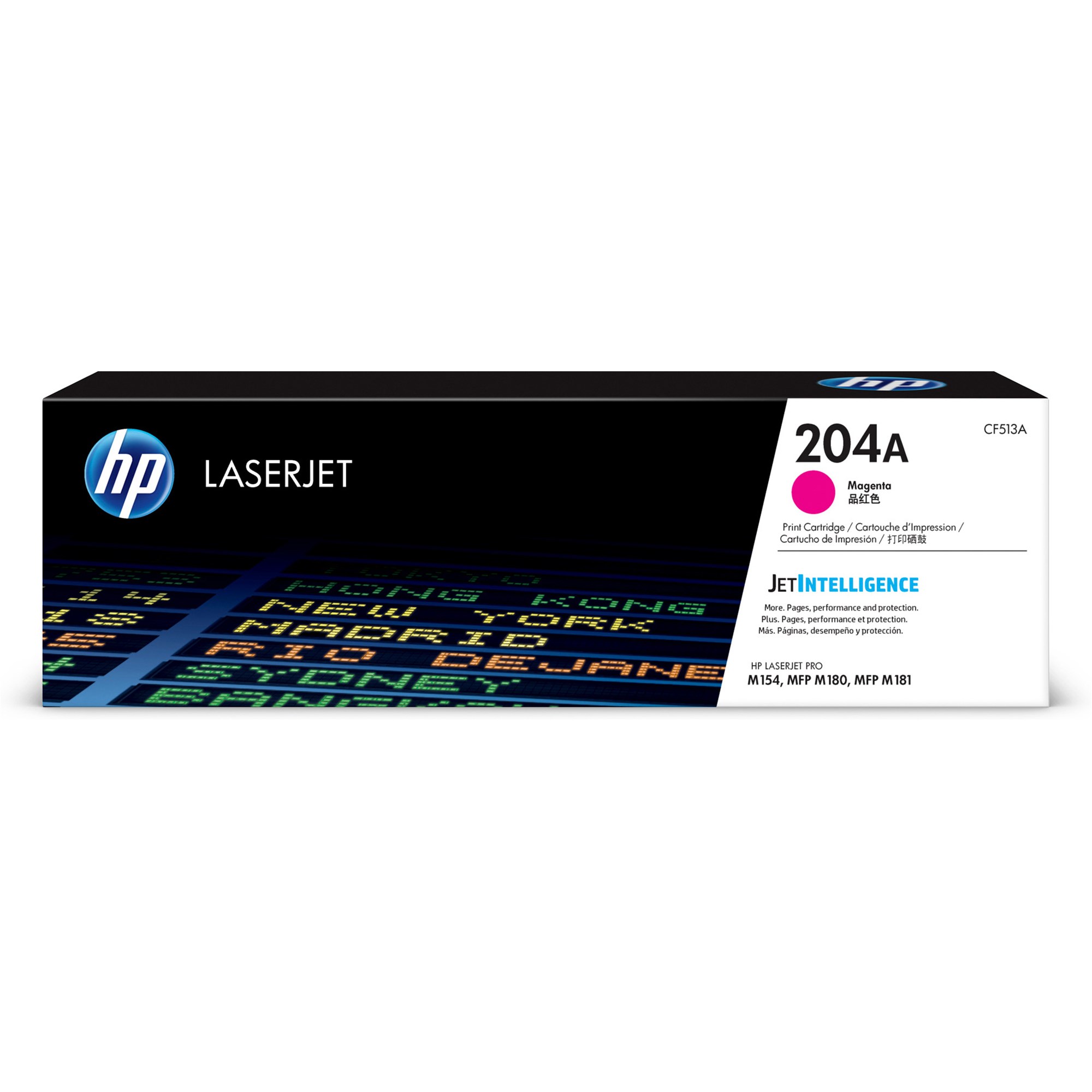 HP 204A LaserJet Toner Cartridge Magenta CF513A