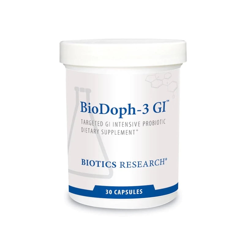Biotics, BioDoph-3 GI®, (30C) Biotics, BioDoph-3 GI®, (30C)