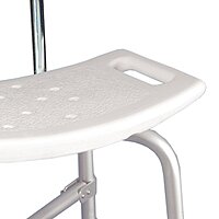 McKesson Bariatric Bath Bench, Aluminum Frame, With Backrest, 20 Inch Seat Width, 500 lb Capacity, (EA/1)