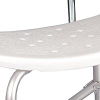 McKesson Bariatric Bath Bench, Aluminum Frame, With Backrest, 20 Inch Seat Width, 500 lb Capacity, (EA/1)