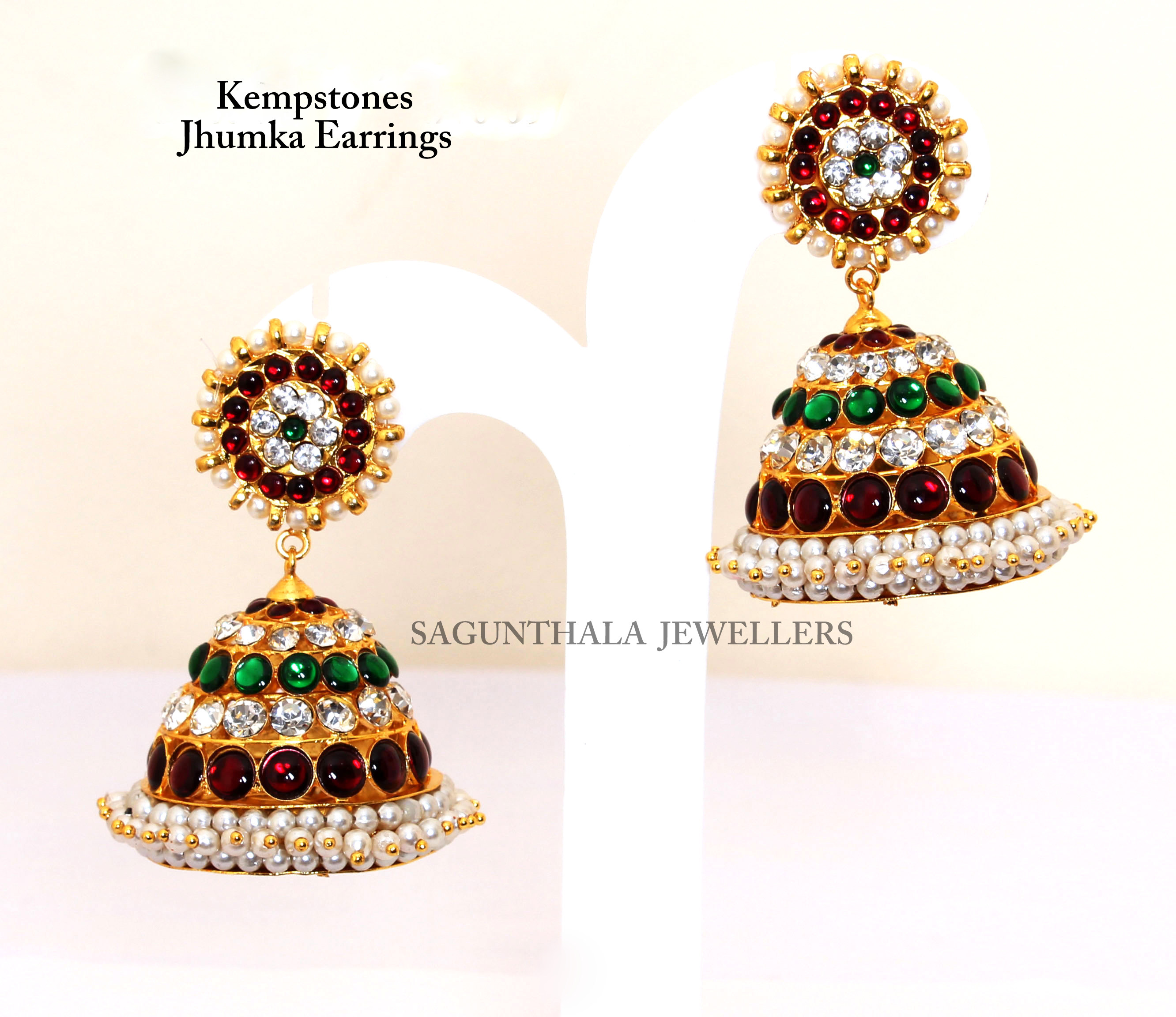 Temple Jewellery - Kempstones Jhumka/Jhimiki Earrings