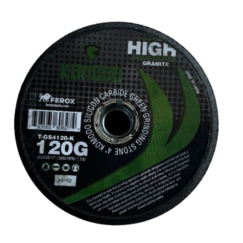 Komodo Hybrid Grinding Wheel - 4", 120 grit, Box of 10 Wheels Komodo Hybrid Grinding Wheel - 4", 120 grit, Box of 10 Wheels