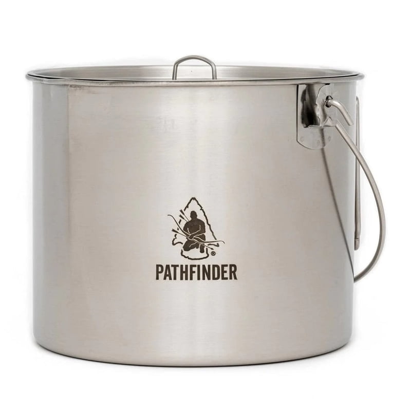 Pathfinder 120oz. Stainless Steel Bush Pot Pathfinder 120oz. Stainless Steel Bush Pot