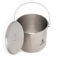 Pathfinder 120oz. Stainless Steel Bush Pot Pathfinder 120oz. Stainless Steel Bush Pot