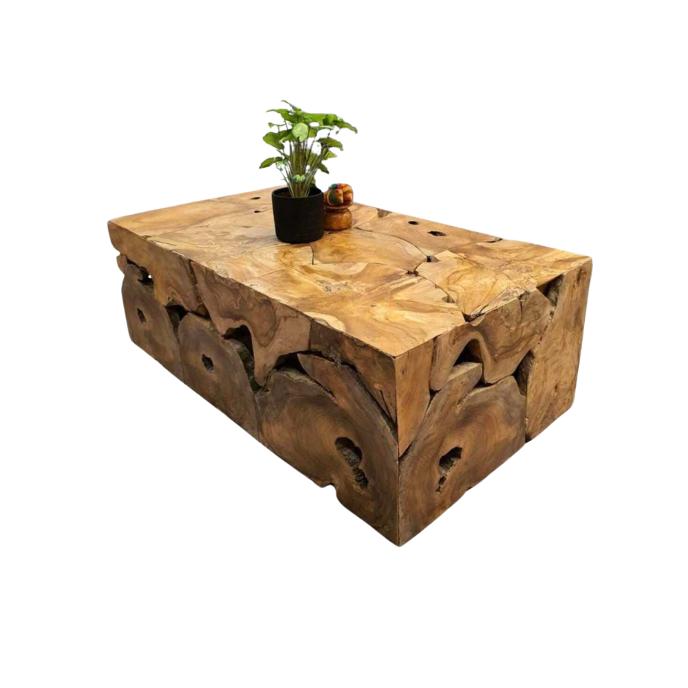 Teak pedistools