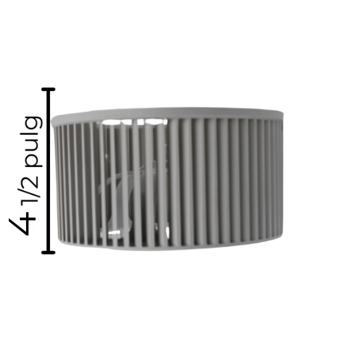 Turbina Condensador Largo 8 1/2 Ancho 4 1/2 Flecha 5 /16 CW Derecha - numero de parte 12100103000069