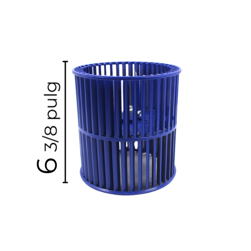 Turbina Evaporador Largo 6 3/8 Ancho 6 1/16 Flecha 7/16 CCW izquierda  - 121001030001650