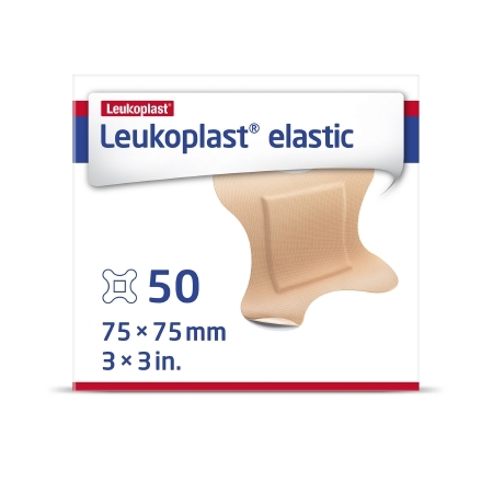 Leukoplast® Adhesive Strip Tan 3 X 3 Inch Sterile