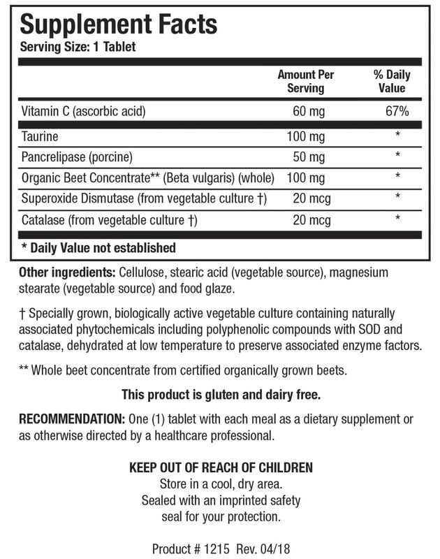 Biotics, Beta-TCP, (180T)