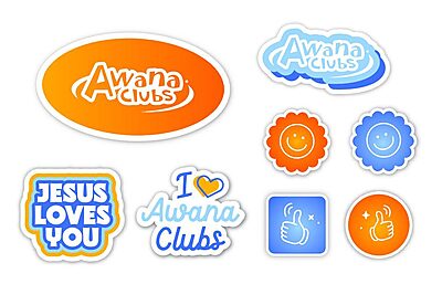 Awana Clubs Stickers