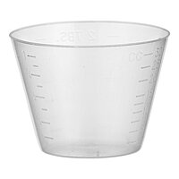 McKesson Graduated Medicine Cup, 1 oz, Translucent Plastic, Disposable, NonSterile