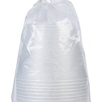 McKesson Graduated Medicine Cup, 1 oz, Translucent Plastic, Disposable, NonSterile