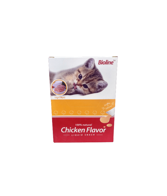BIOLINE CAT TREATS LIQUID SNACK 15g x 24pcs BIOLINE CAT TREATS LIQUID SNACK 15g x 24pcs