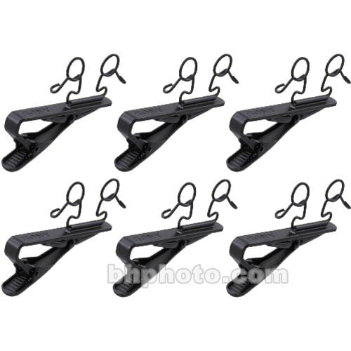Sony Double Clip for ECM-88BPT Microphone SAD-W88BL (6 Pack)