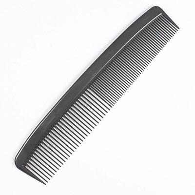 Dynarex 5 Inch Black Plastic Comb (BX/12EA)
