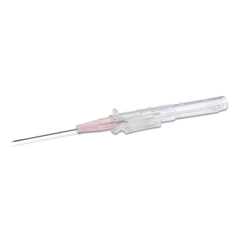 McKesson Prevent® SLS Peripheral IV Catheter 20 Gauge 1-1/4 Inch Polyurethane Straight Hub Sliding Safety